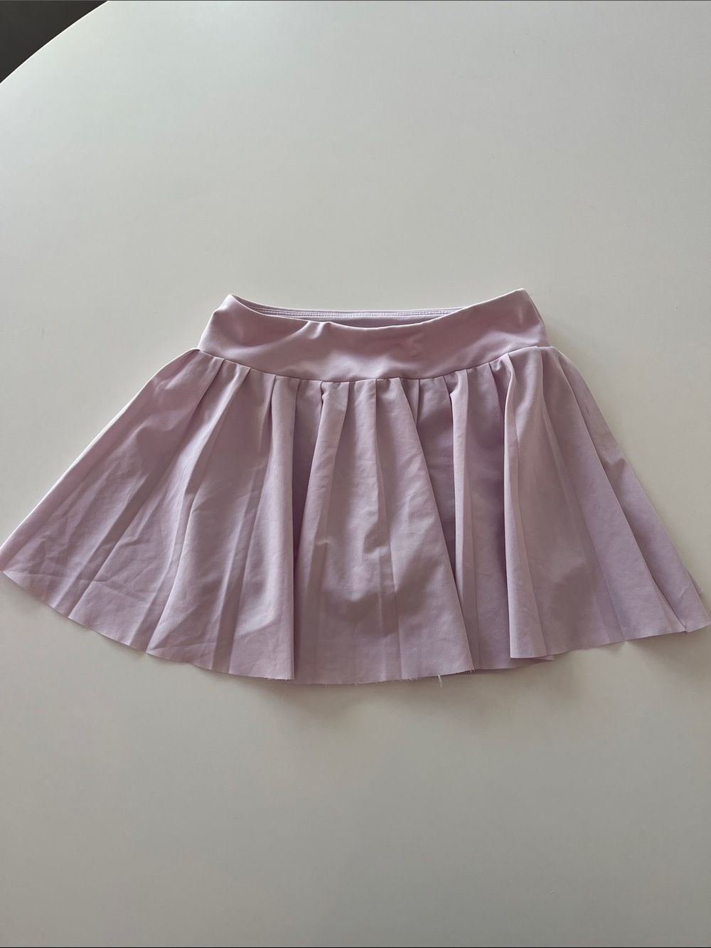 DSG light pink pleated skort